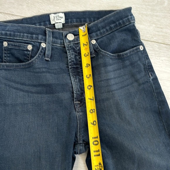 J. Crew Denim 9” high rise toothpick blue jeans size 28 - Picture 12 of 16